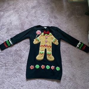 Gingerbread Man Ugly Christmas Sweater